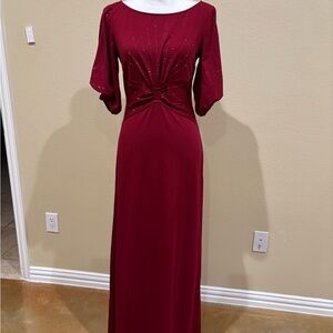 Elegant Red Evening Gown